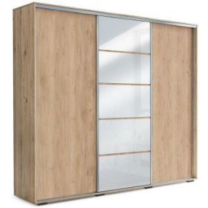 Paveikslėlis Alicija spinta A28 250 veidrodis Craft Gold/White Lacobel