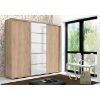 Alicija spinta A28 250 veidrodis Craft Gold/White Lacobel paveikslėlis