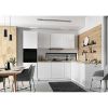 Virtuvės spintelė Livia D60LO 2133 PL 2FR balta žirnių matinė paveikslėlis