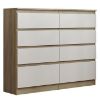 Ariel II White/Sonoma komoda paveikslėlis