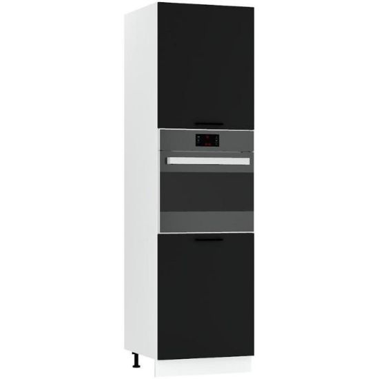 Virtuvės spintelė Max D60pk Mv 2133 Pl juoda paveikslėlis
