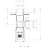 Kampinis vožtuvas su keramine galvute 1/2 "X1/2" chromuotas paveikslėlis