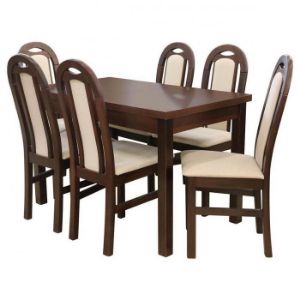 Rodyti išsamią informaciją apie Rex stalo ir kėdžių komplektas 1+6 ST100 riešutmedžio KR352 BR281 bergen2 Rex stalo ir kėdžių komplektas 1+6 ST100 riešutmedžio KR352 BR281 bergen2 paveikslėlis