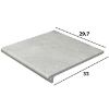 Peldano urban gris 29.7/33 klinkerio plytelė paveikslėlis