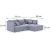 York Primo 88 universali Kampinė sofa su miegamąja funkcija paveikslėlis