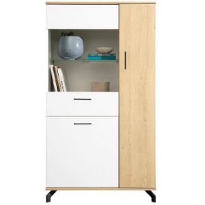 Rodyti išsamią informaciją apie Madison knygų spinta Md5 White Lux/Biscuit ąžuolas Madison knygų spinta Md5 White Lux/Biscuit ąžuolas paveikslėlis