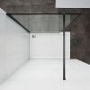 Walk-in sienelė Tiz 100x195 juoda paveikslėlis