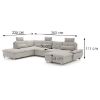 Madeiros 3 Kampinė sofa su miegamąja funkcija OT-2R-LC Zetta 291 dešinioji sofa-lova paveikslėlis