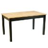 Stalas St30 Jarek 140x80+40 Ąžuolo Wotan kojos juodos spalvos paveikslėlis