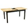 Stalas St30 Jarek 140x80+40 Ąžuolo Wotan kojos juodos spalvos paveikslėlis