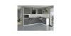 Virtuvės spintelė Stilo dustgrey/balta 30g/72 1f paveikslėlis