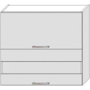 Paveikslėlis Virtuvės spintelė Bono W80grf/2 Sd White Alaska/White