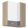 Virtuvės spintelė Global 44G Sonoma/White/Grey paveikslėlis