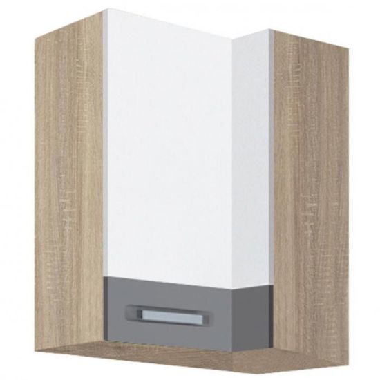 Virtuvės spintelė Global 44G Sonoma/White/Grey paveikslėlis