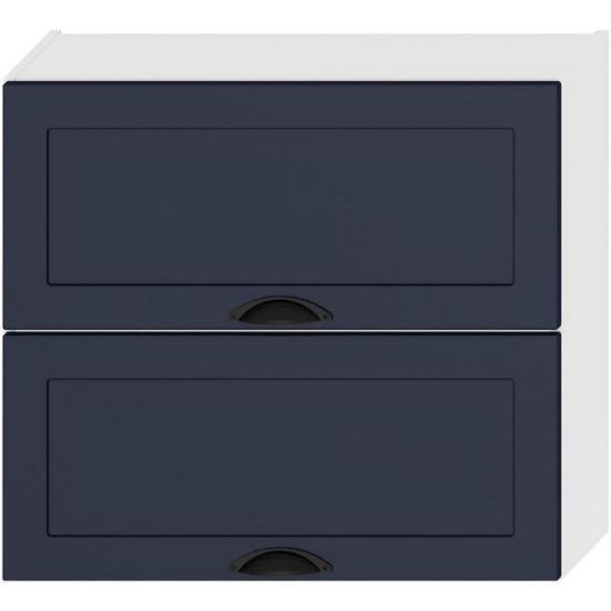 Virtuvės spintelė Adele W80grf/2 tamsiai mėlyna/Matt White paveikslėlis