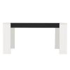 Cremona TS stalas 155x90 baltas/juodas 11008805 paveikslėlis
