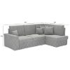Kampinė sofa su miego funkcija Gusto P Monolith 85 dešinėje paveikslėlis
