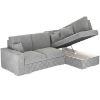 Kampinė sofa su miego funkcija Gusto P Monolith 85 dešinėje paveikslėlis