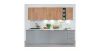 Virtuvės spintelė Emma D30 P/L Grey Platinum Bb paveikslėlis
