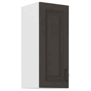 Virtuvės spintelė STILO grafito matinis/baltas 30g-72 1f paveikslėlis