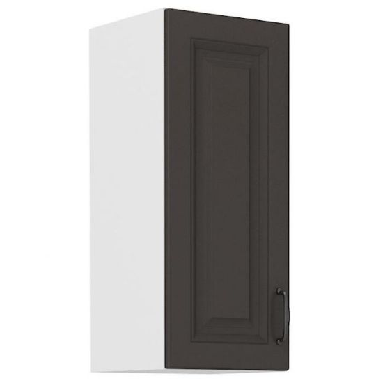 Virtuvės spintelė STILO grafito matinis/baltas 30g-72 1f paveikslėlis