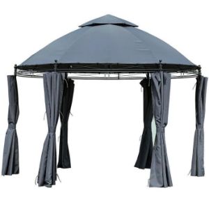 Paveikslėlis Sodo paviljonas 3,5 m pilkos spalvos