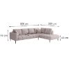 Kampinė sofa be miegamosios funkcijos Marion P Mil 12568 paveikslėlis