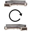 Ester Alfa 13 + Madrid 120 universali Kampinė sofa su miegamąja funkcija paveikslėlis