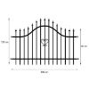 Span Topaz 2x1,20 m (H 0,9-1,2) RAL9005 paveikslėlis