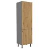 Virtuvės spintelė AVA ąžuolas artisan/antracitas 60lo-215 2f paveikslėlis