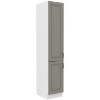 Virtuvės spintelė Stilo claygrey/balta 40dk/210 2f paveikslėlis