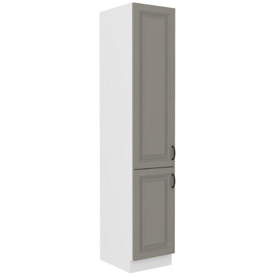Virtuvės spintelė Stilo claygrey/balta 40dk/210 2f paveikslėlis
