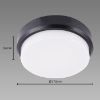 Plafond Aron LED C 12W juodas 4000K 03800 PL1 45ID paveikslėlis