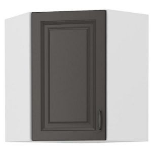 Virtuvės spintelė STILO grafito matinis/baltas 58x58 gn-72 1f paveikslėlis