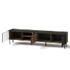 TV spintele Prestigo P8 3D Walnut War/San Seb/Black matt paveikslėlis