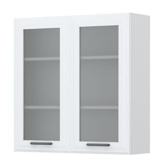 Virtuvės spintelė Evia v9-90-2ks/4 perlo pilka matinė paveikslėlis