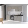 Virtuvės spintelė Stilo claygrey/balta 60d 3s bb paveikslėlis