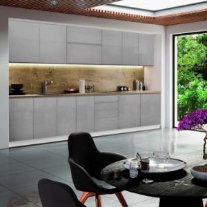 Rodyti išsamią informaciją apie Gardena pilka 260 lakuota virtuvė Gardena pilka 260 lakuota virtuvė paveikslėlis