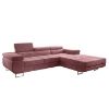 Kampinė sofa su miego funkcija Lotus Monolith 63 dešinės pusės paveikslėlis