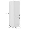 Virtuvės spintelė STILO balta matinė/balta 60dk-210 2f paveikslėlis