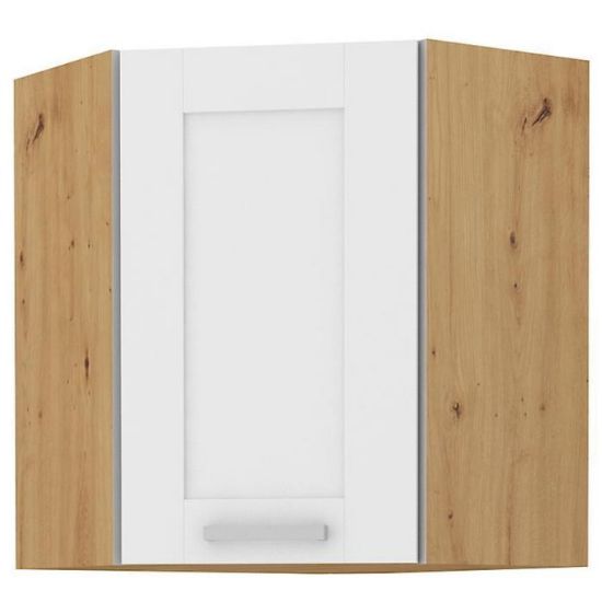 Virtuvės spintelė LUNA balta matinė/artisan 58x58 gn-72 1f paveikslėlis