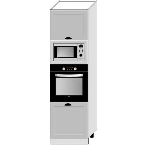 Virtuvės spintelė Adele D60pk Mv 2133 Pl Grey Mat/White paveikslėlis