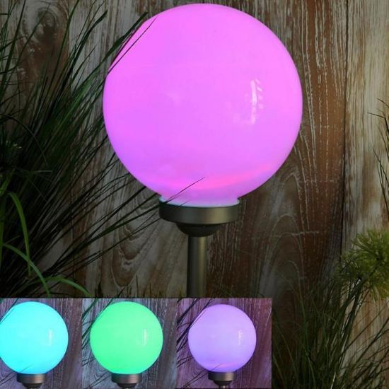 4LED saulės lempa BY-131582 Rutulys baltas 30 RGB paveikslėlis