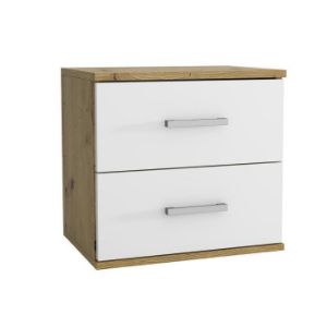 Paveikslėlis Goda II 2S artisan/baltos spalvos naktinė spintelė