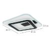 LED lempa 48435-36 CCT 3000-6000K balta-juoda 40X40 paveikslėlis