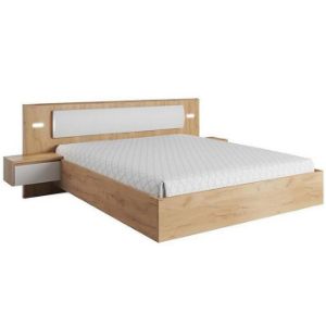 Paveikslėlis Lova 160 + Led White/Craft