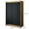 Spintelė Halifax T 150 Oak Artisan/Black paveikslėlis