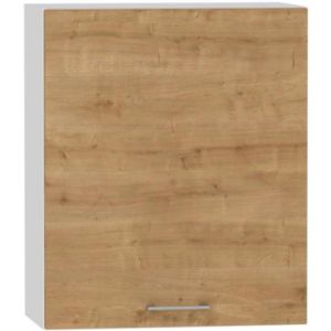 Virtuvės spintelė Bono W60su Alu ąžuolas Burlingtonas/balta paveikslėlis