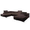 Kampinė sofa su miego funkcija Lotus U Kronos 06 kairės pusės paveikslėlis