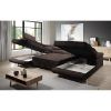 Kampinė sofa su miego funkcija Lotus U Kronos 06 kairės pusės paveikslėlis